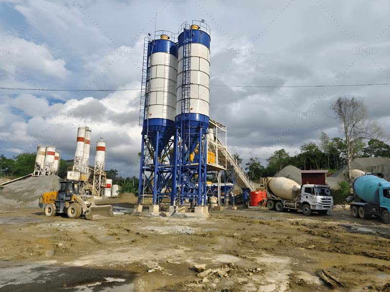 60 ton concrete mixing plant capacity adjustification