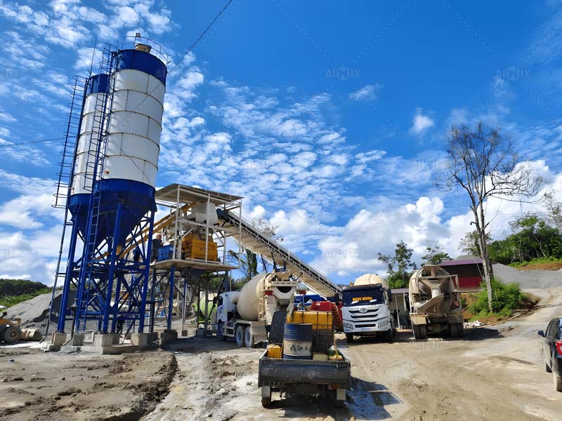 Completion of the AJ 60 concrete batching plant