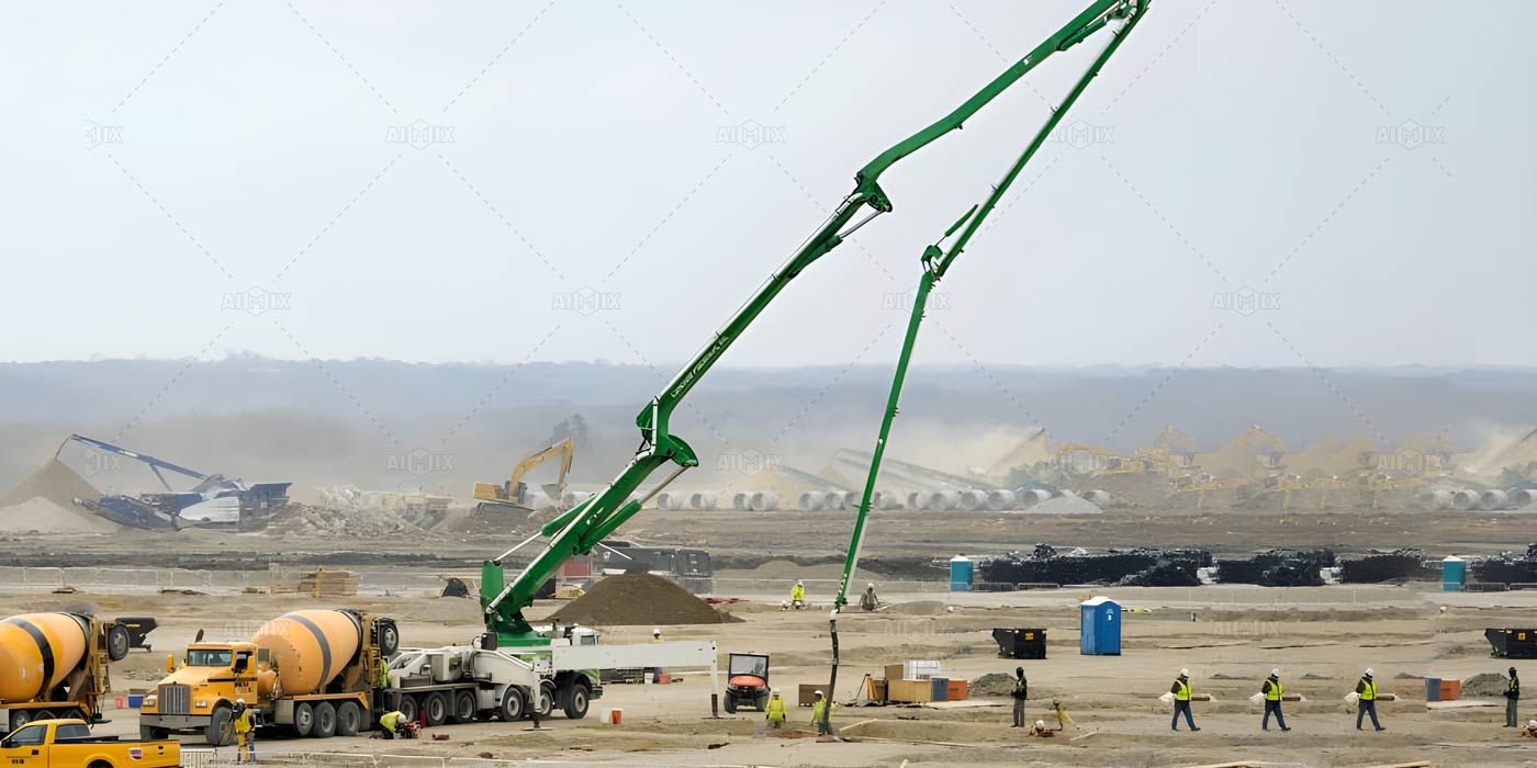 concrete boom pump