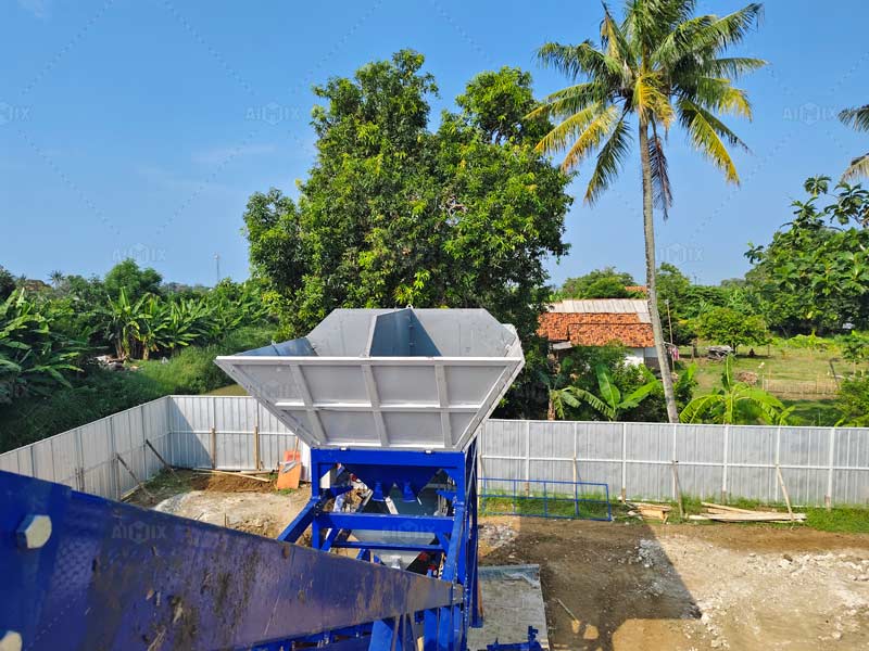 installation of batching plant mobile