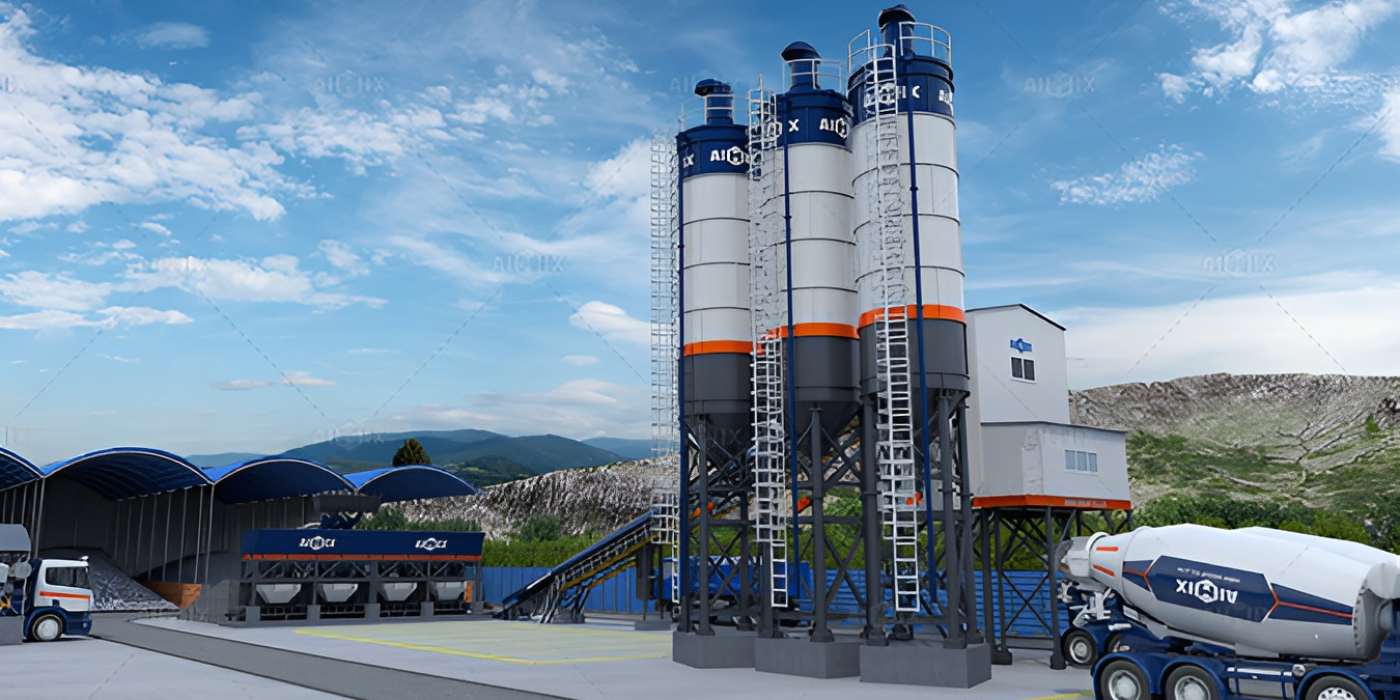 cement silo of batching plant