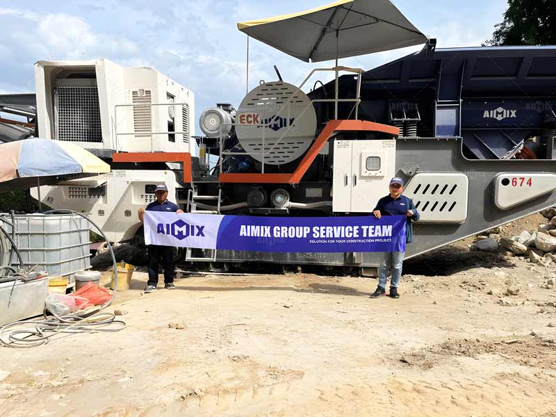 AIMIX service team in Malaysia