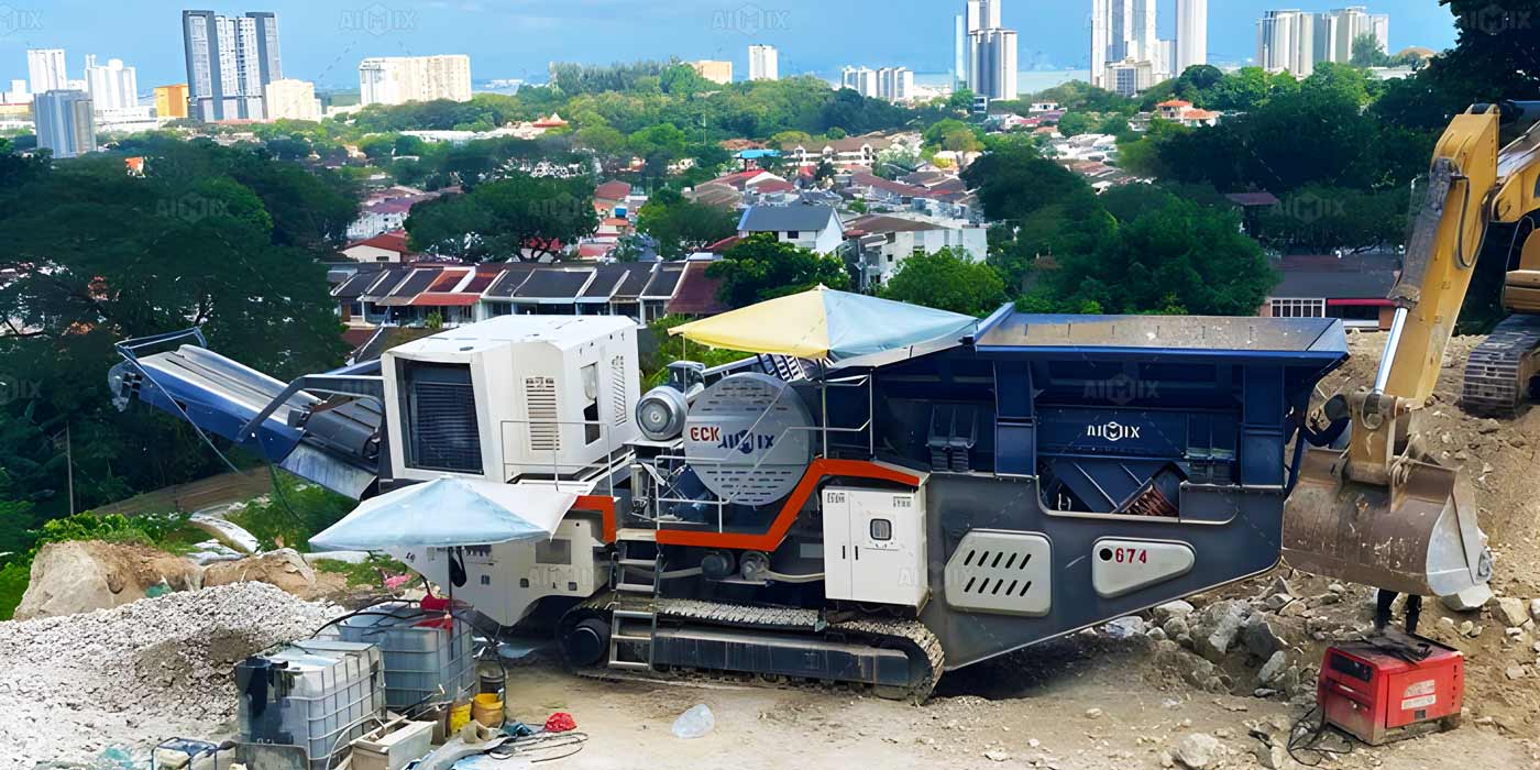crawler type mobile jaw crusher in Malaysia