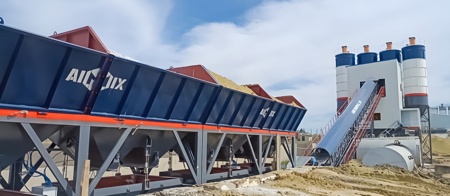 pabrik batching beton stasioner untuk dijual