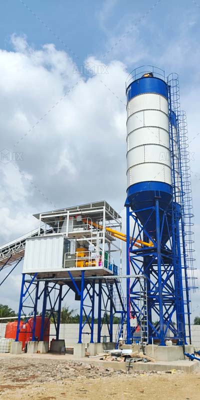 AJ-60 batch plant di Indonesia