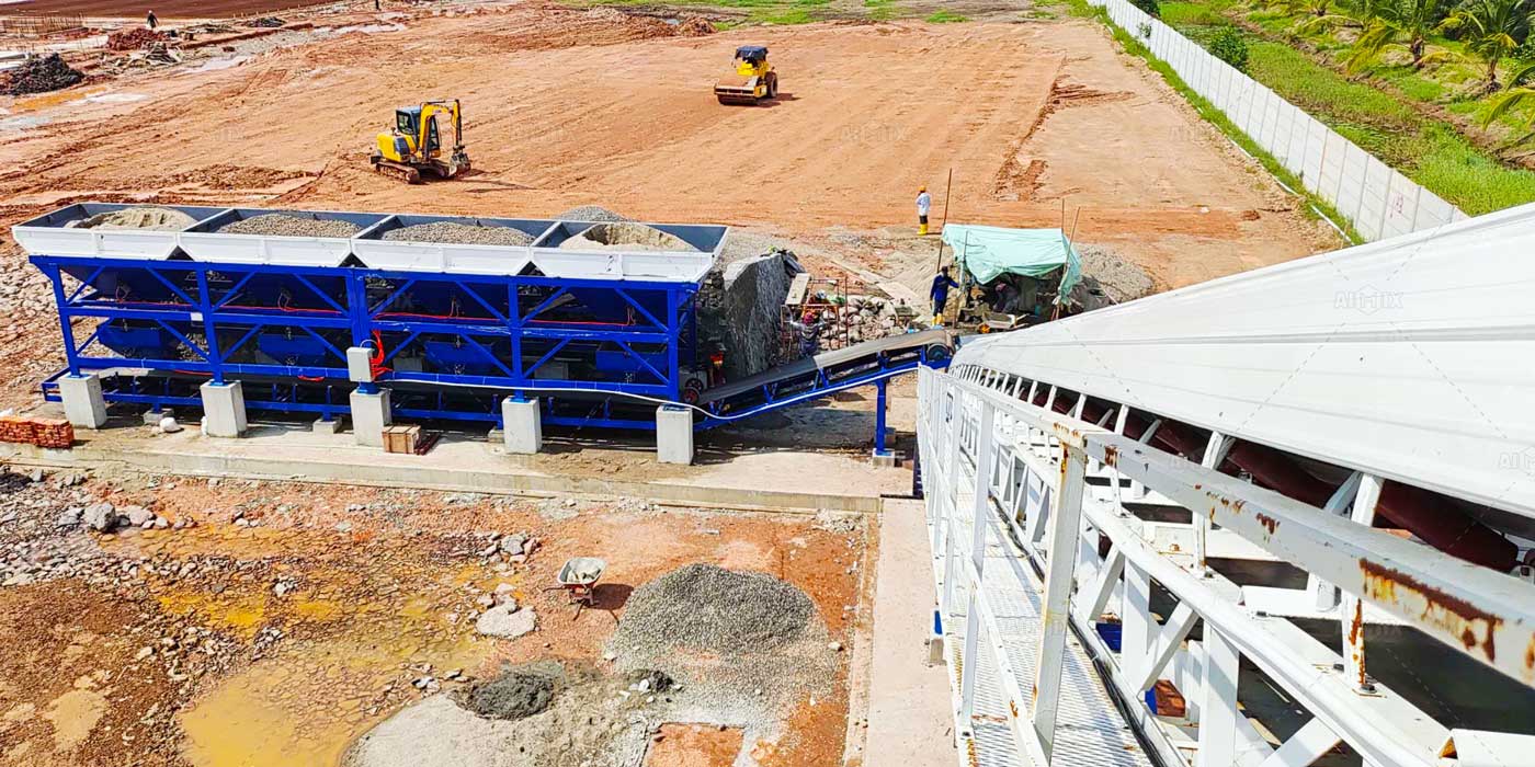 AJ-60 concrete batch plant for sale