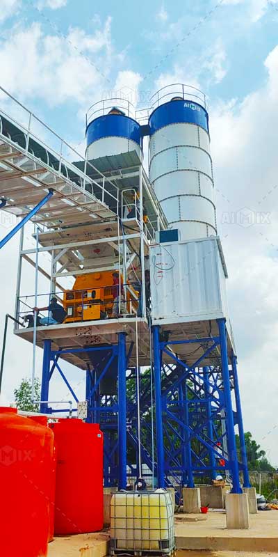 AJ-60 stationary batching plant for sale