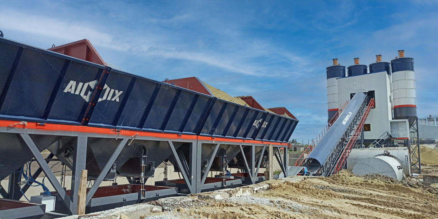 Pabrik beton siap pakai stasioner 180m³ untuk dijual di Kazakhstan