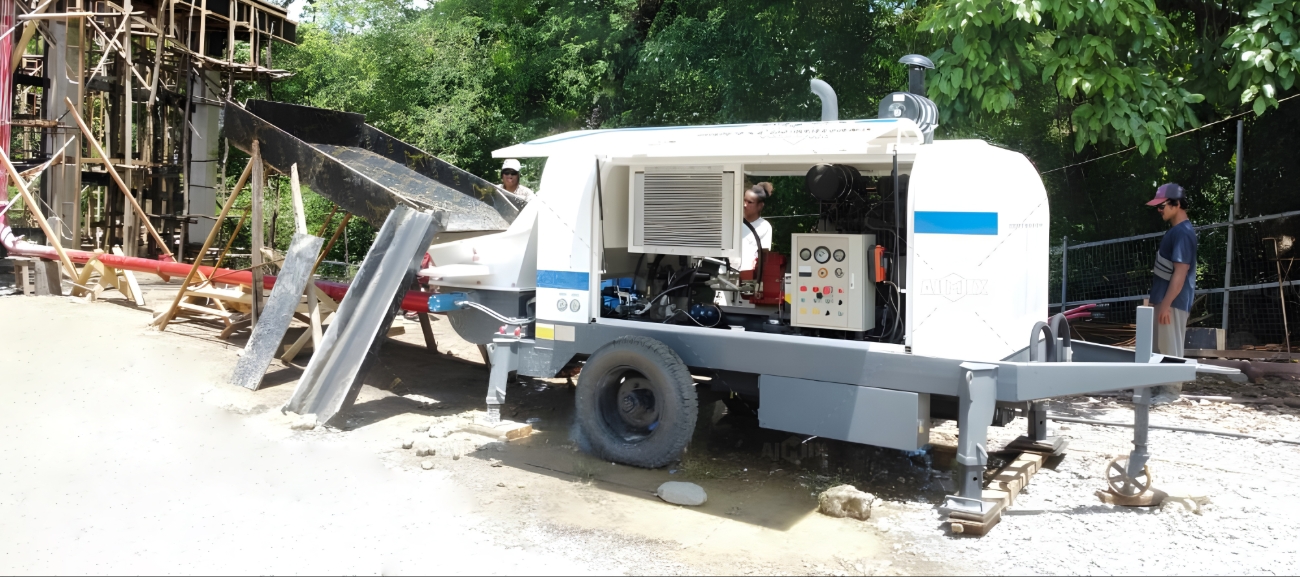 ABT30C small concrete pumping machine Indonesia