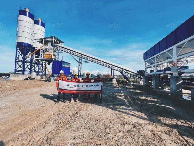 AJ-60 pabrik rmc stasioner in Kalimantan Terakan, Indonesia