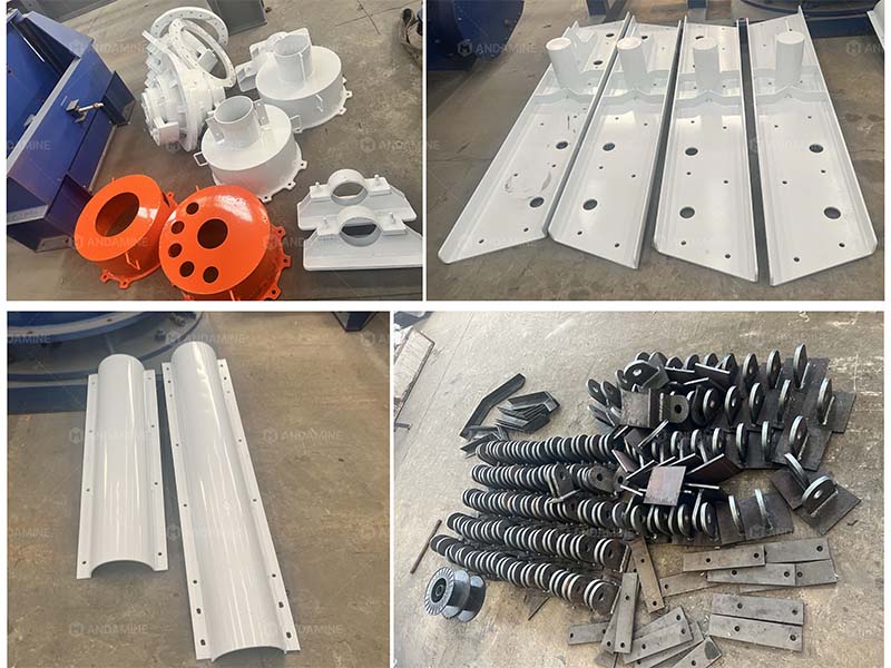 spare part of the limestone crusher machine