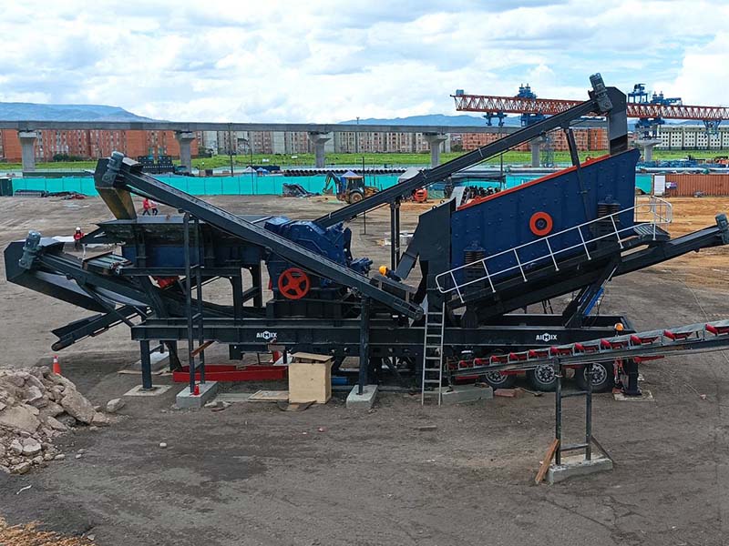 150T Impact crusher plant of Mobile Crusher Plant Boosts Recycling Efficiency in Colombia