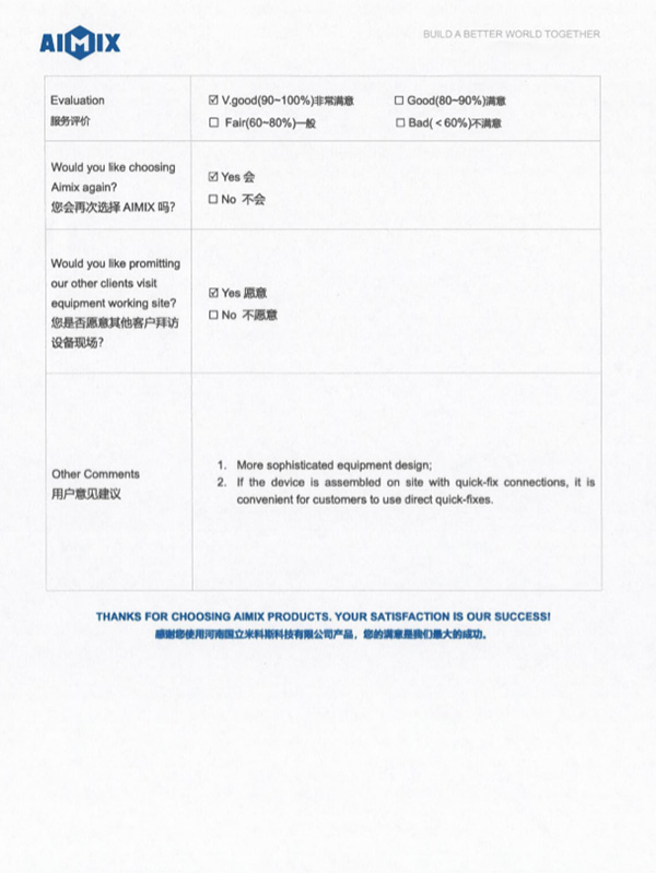 Satisfied customer sharing their experience with the mobile impact crusher in the field