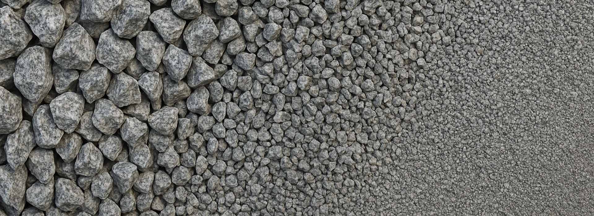 crushed granite aggregates from raw material to finished aggregates