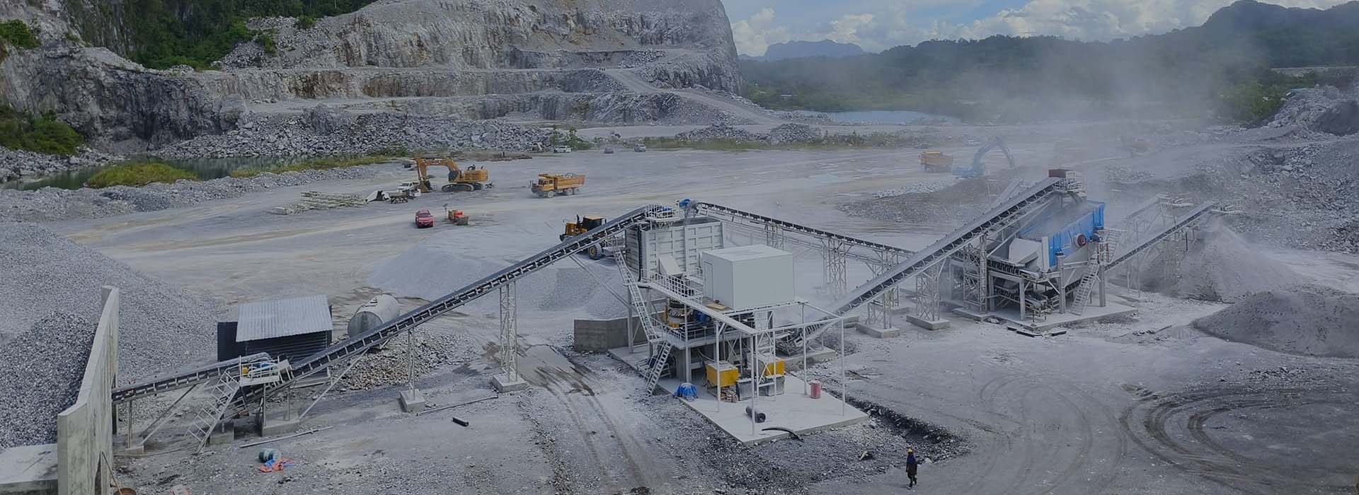 rock crushing plant Indonesia banner