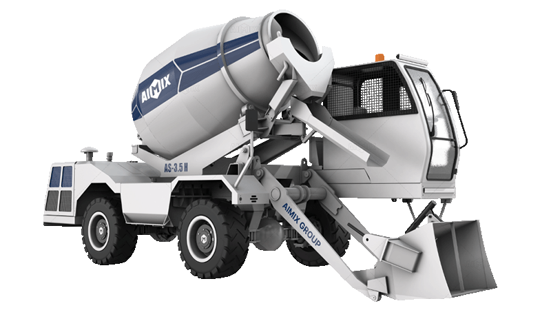 AS-3.5H self loading concrete mixer price with European standard type for sale