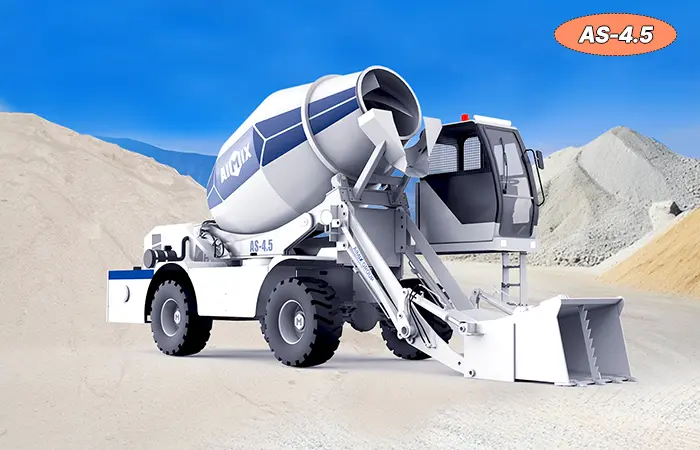 AS-4.5 self loading mixer for sale in Indonesia