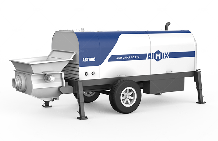 pompa trailer beton baru untuk dijual di Indonesia