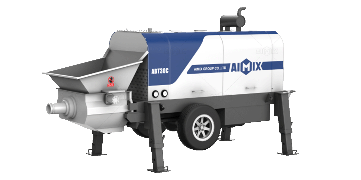 ABT30C diesel concrete pump trailer for sale