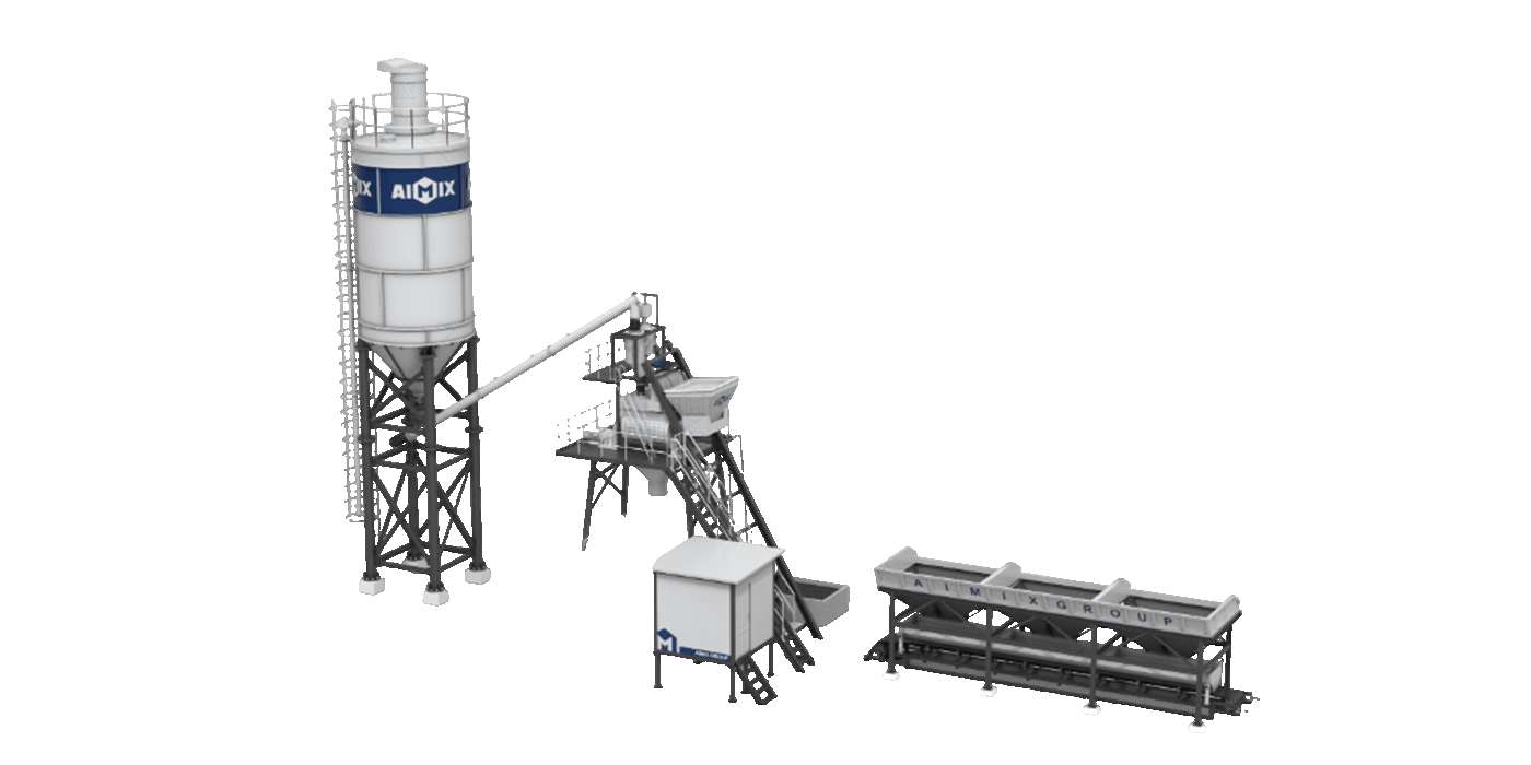 AJ-25 Hopper Type Concrete Batching Plant Harga Indonesia