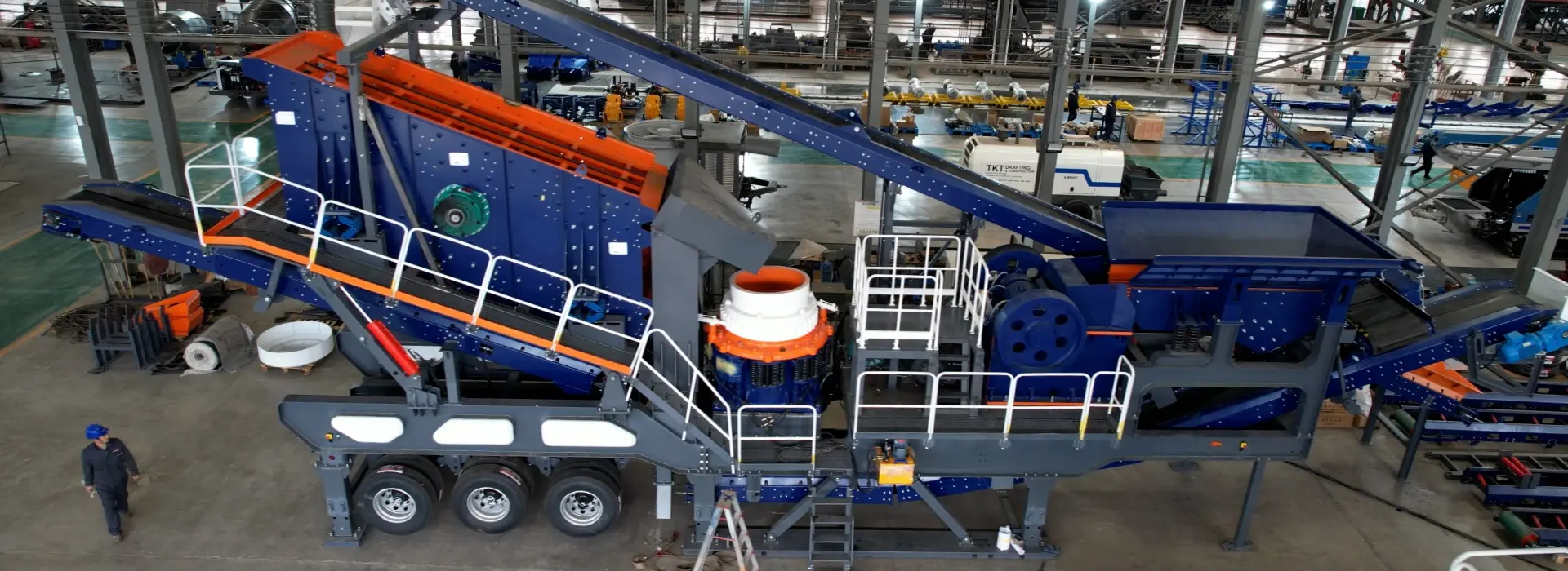 mobile cone crusher plant manufacturing factory in China