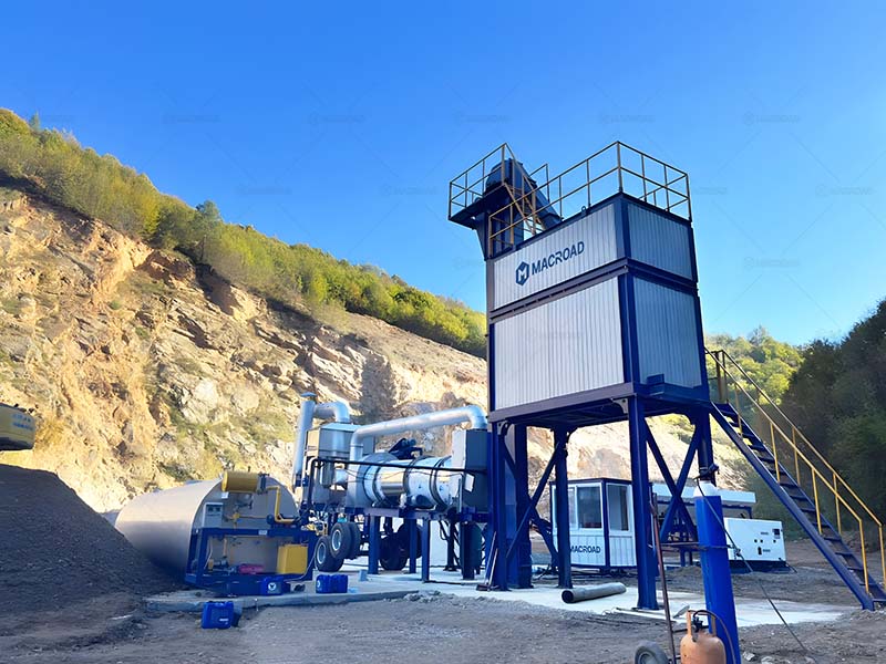 40tph continuous asphalt drum mix plant in Bosnia and Herzegovina