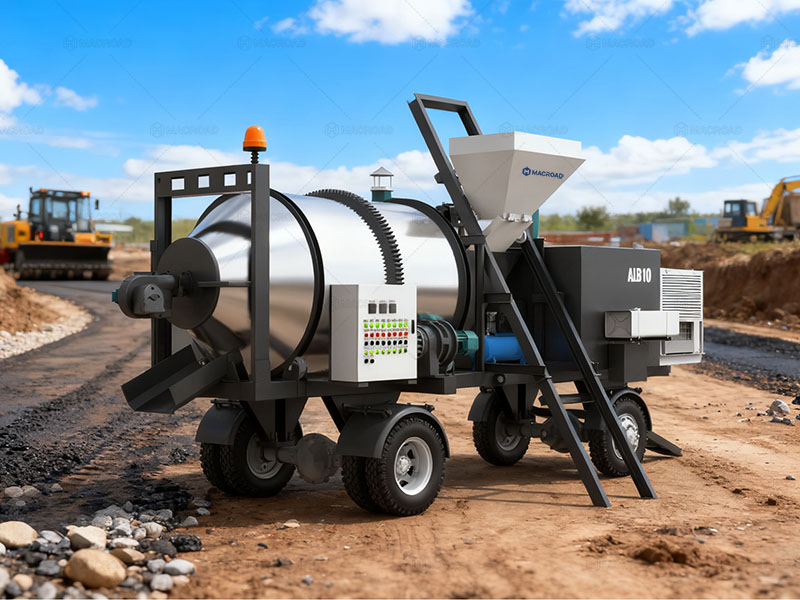 ALB Series Mini Portable Asphalt mixer machine for sale macroad