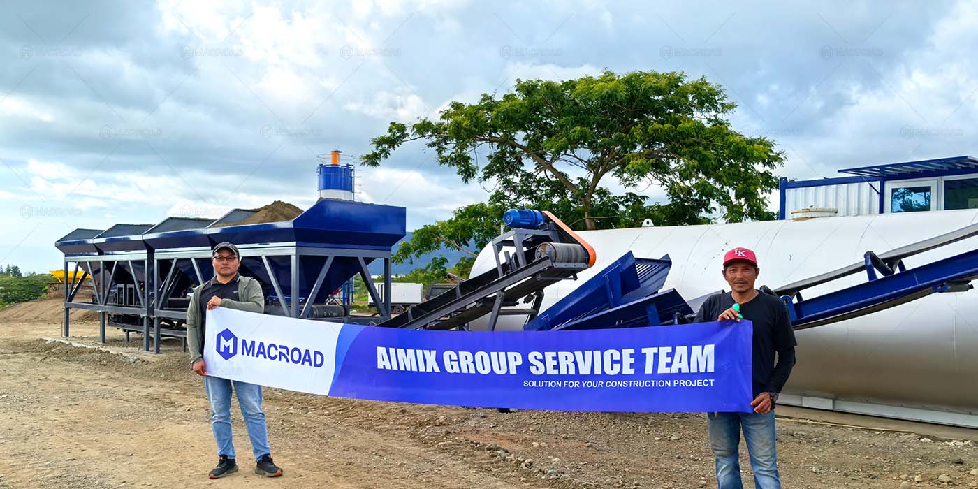 ALT40 Stationary asphalt drum mix plant in Fiji