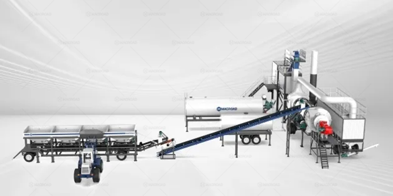 ALYT Mobile asphalt drum mix plant for sale Macroad