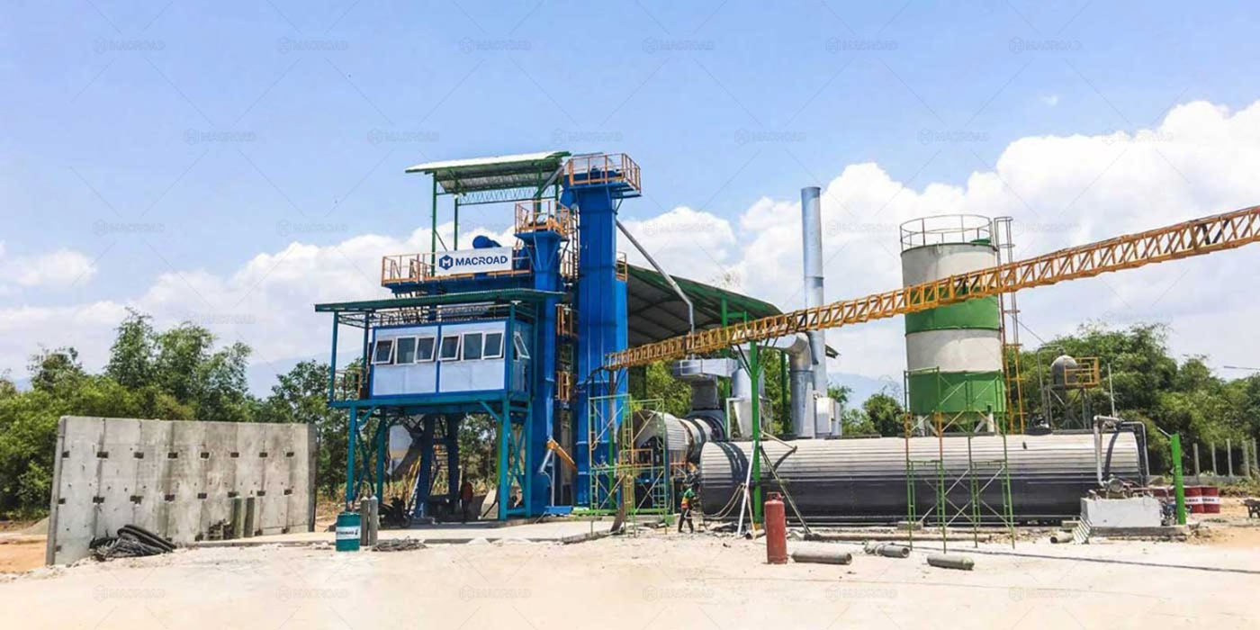 100tph Hot Mix Plant for Highway Construction in Surabaya