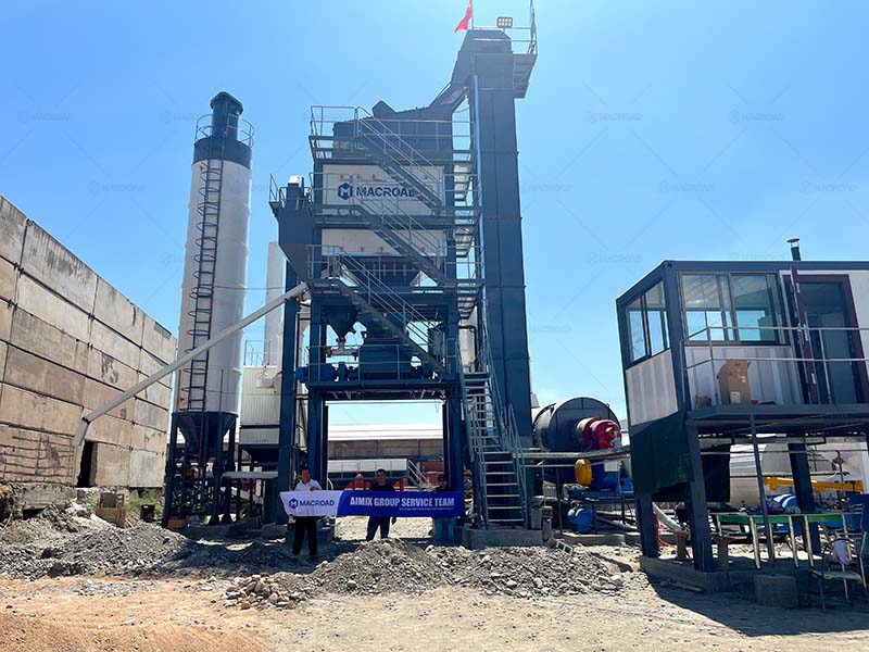 120tph batch asphalt mixing plant for sale in Uzbekistan