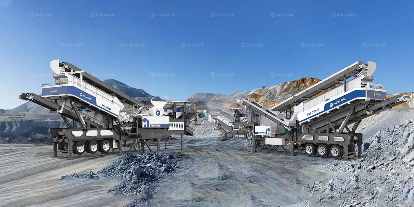 2 types of mobile rock crushing plant di Indonesia