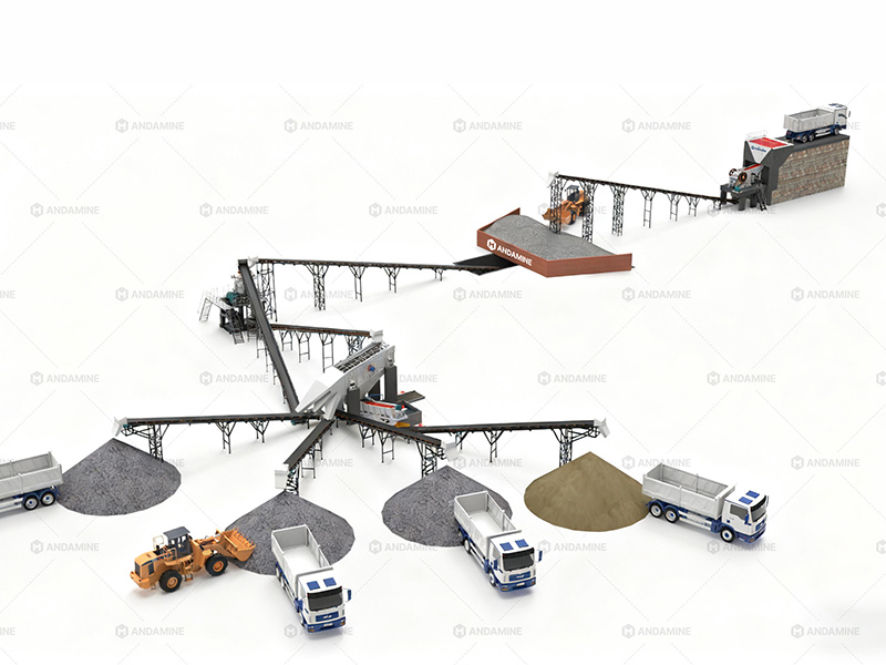 Penghancur Batu Stasioner 80TPH untuk Menghancurkan Batu