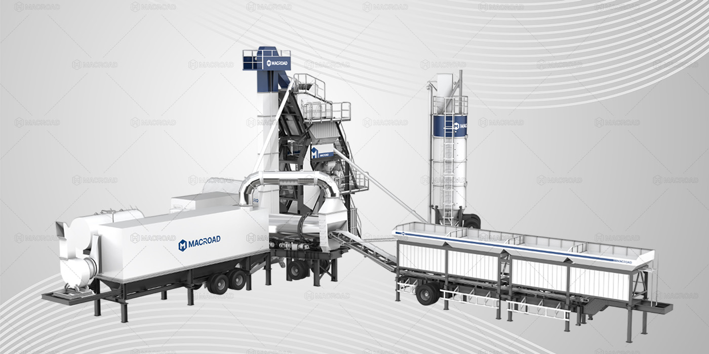 90tph portable asphalt batch mix plant for sale in Indonesia