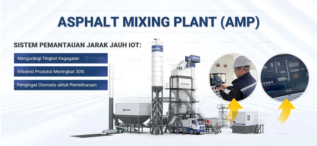 AI IOT Smart control asphalt plant for low-carbon ecosystem Indonesia