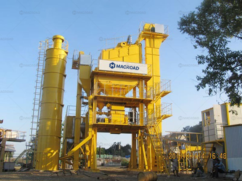 ALQ80 Stationary Hot Mix Asphalt Plant in Malaysia