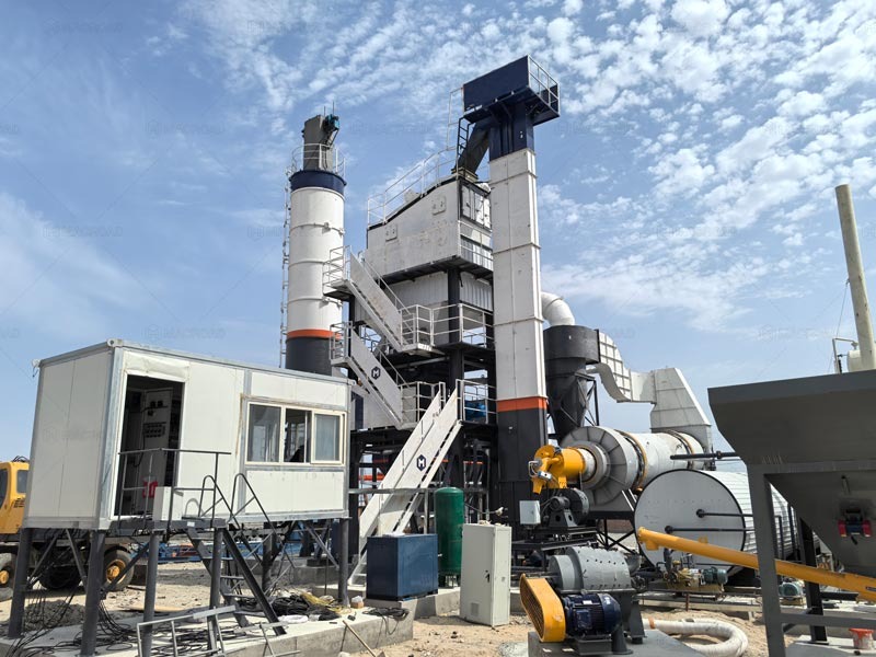 ALQ80 Stationary batch type hot mix plant Kyrgyzstan
