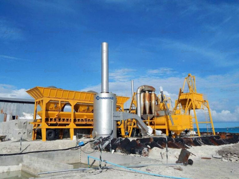 ALYJ Series portable asphalt batch plant in the Philippines
