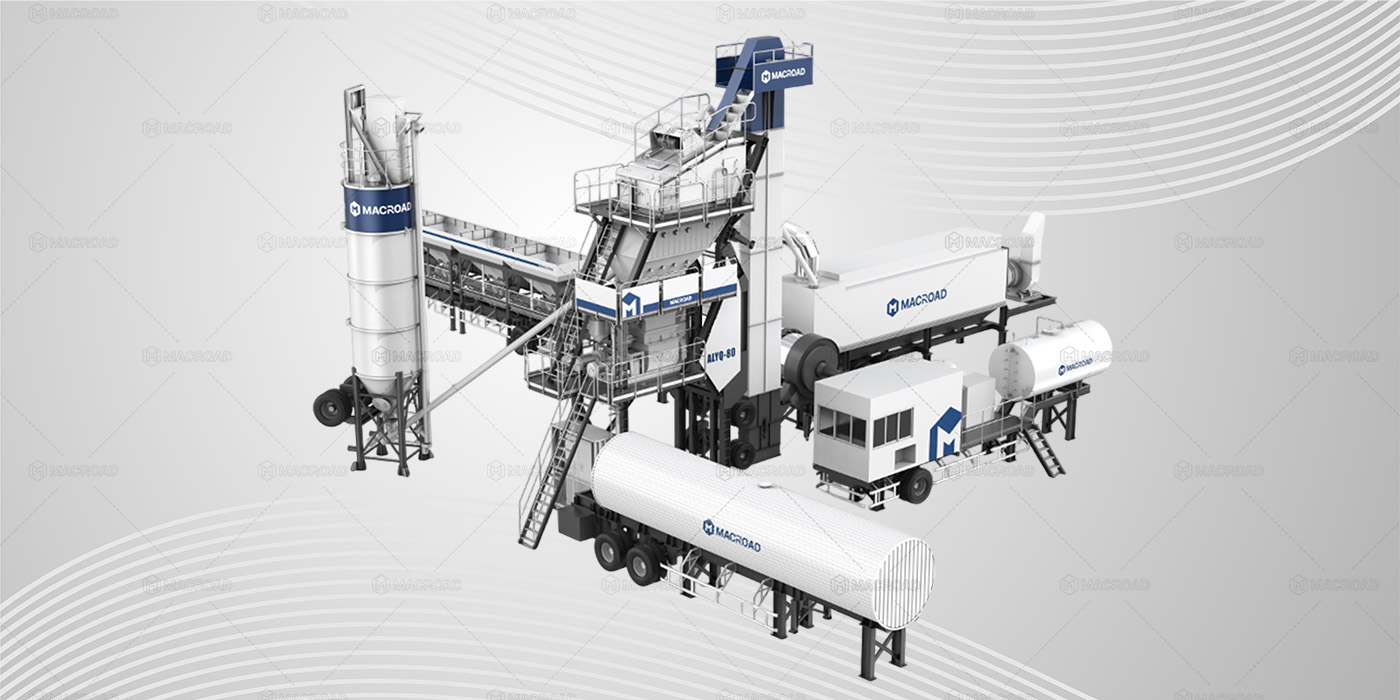 ALYQ Series Mobile Asphalt Mix Plant for Sale in Indonesia