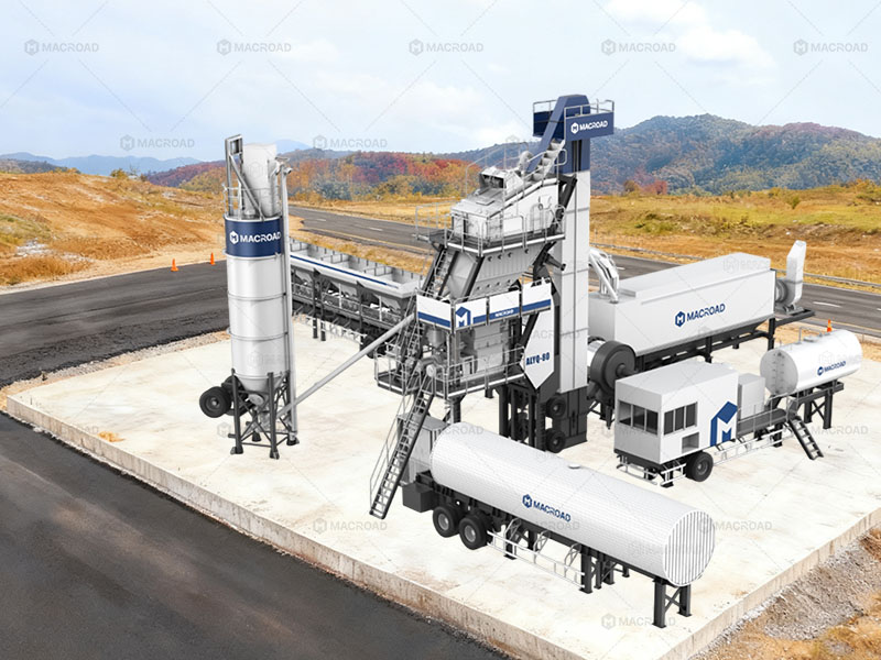 ALYQ Series fast deployment mobile asphalt plant for sale