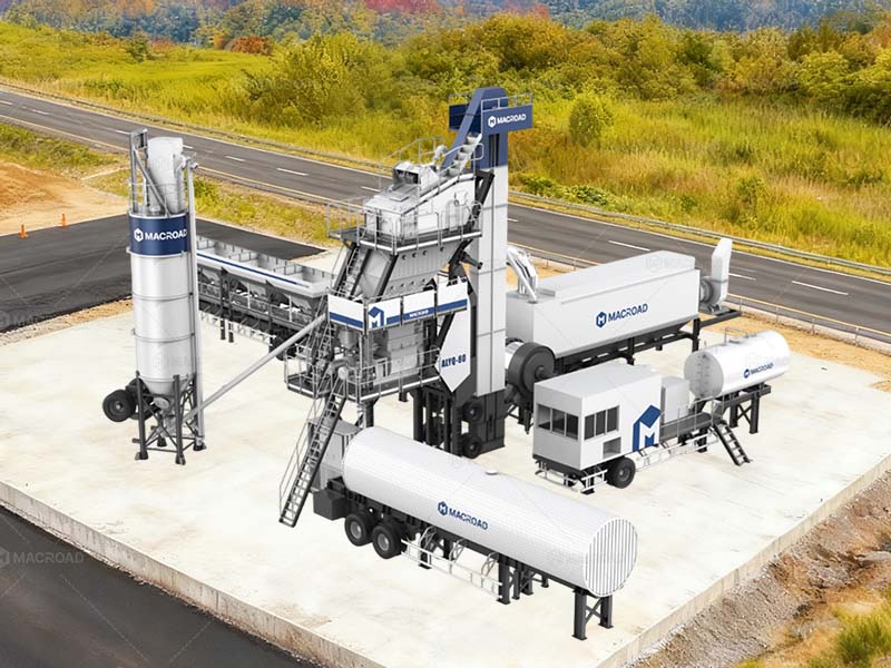 ALYQ Series mobile asphalt plant for sale in Indonesia