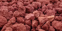 Bauxite ore for crusher plant