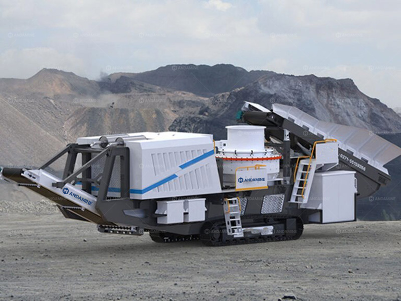 Crawler Mobile Vertical Shaft Crusher Plant for Sale Indonesia