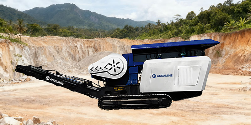 Mesin Penghancur Rahang Kecil Bergerak Tipe Crawler Indonesia