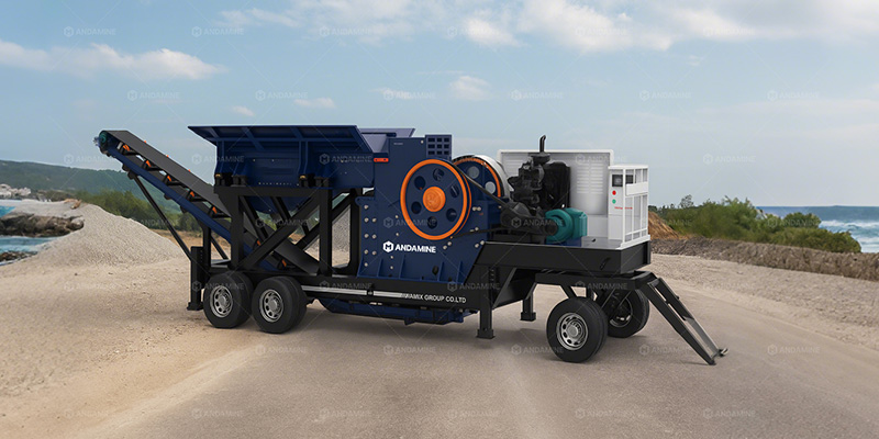 Mesin Penghancur Rahang Kecil Bergerak Tipe Roda di Indonesia