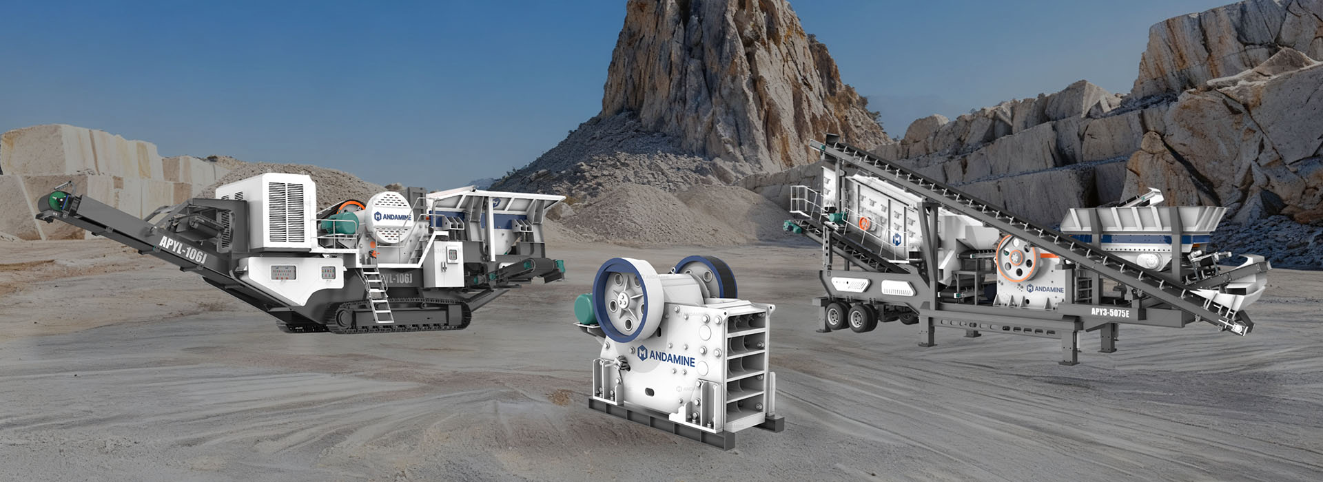 andamine mesin jaw crusher for sale in Indonesia Banner
