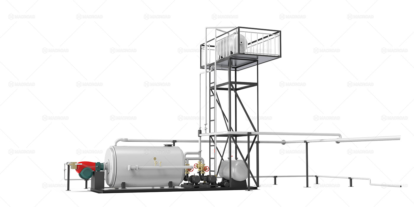 asphalt heating silo
