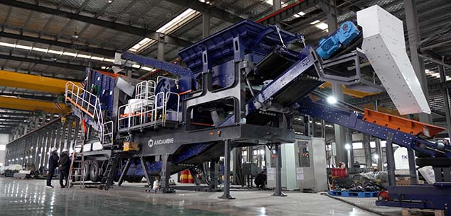 crusher plant factory testing and shipment