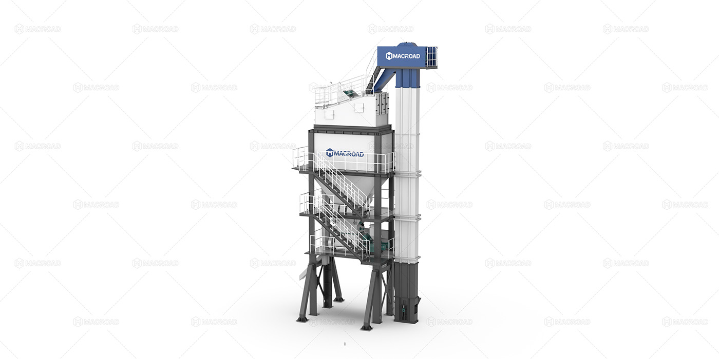 hot asphalt plant main tower