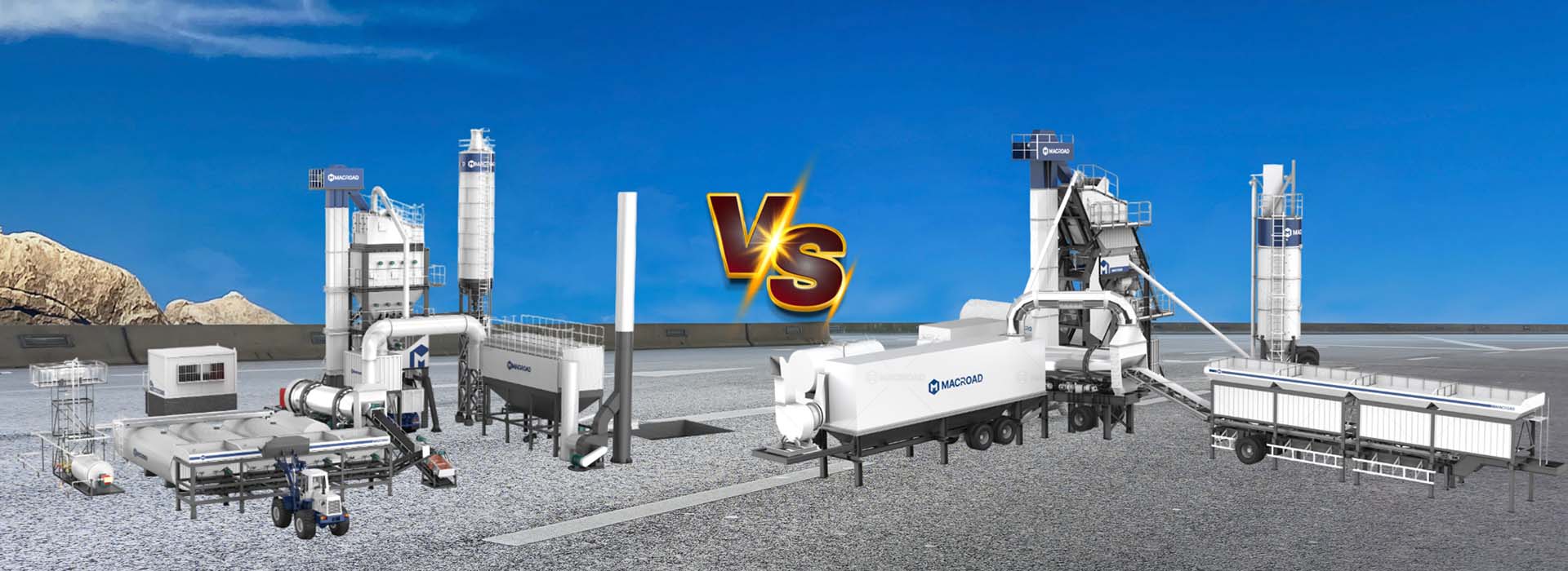 macroad asphalt batch plant vs drum asphalt plant Indonesia
